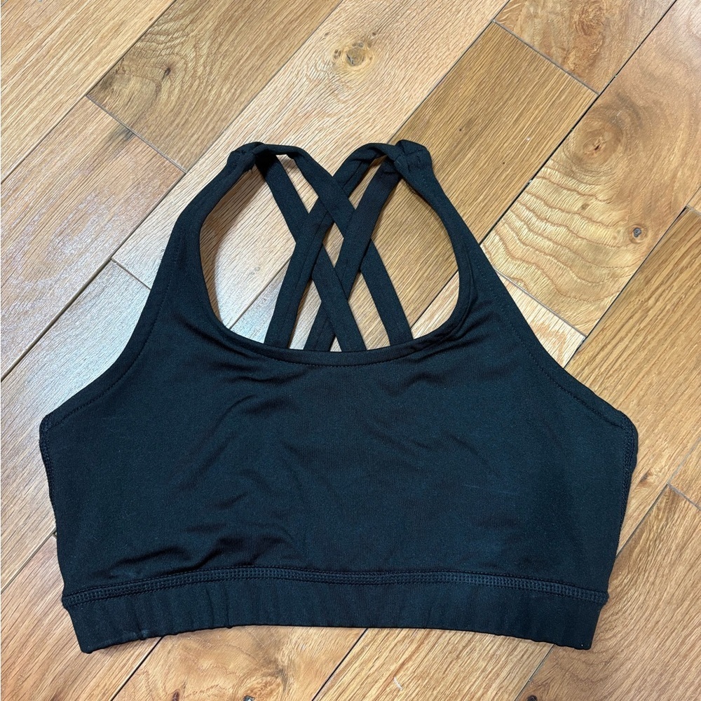 Varsity Black Strappy Size Small